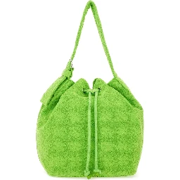 OVERSIZED "T MONOGRAM" BUCKET BAG