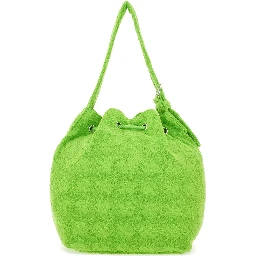 OVERSIZED "T MONOGRAM" BUCKET BAG
