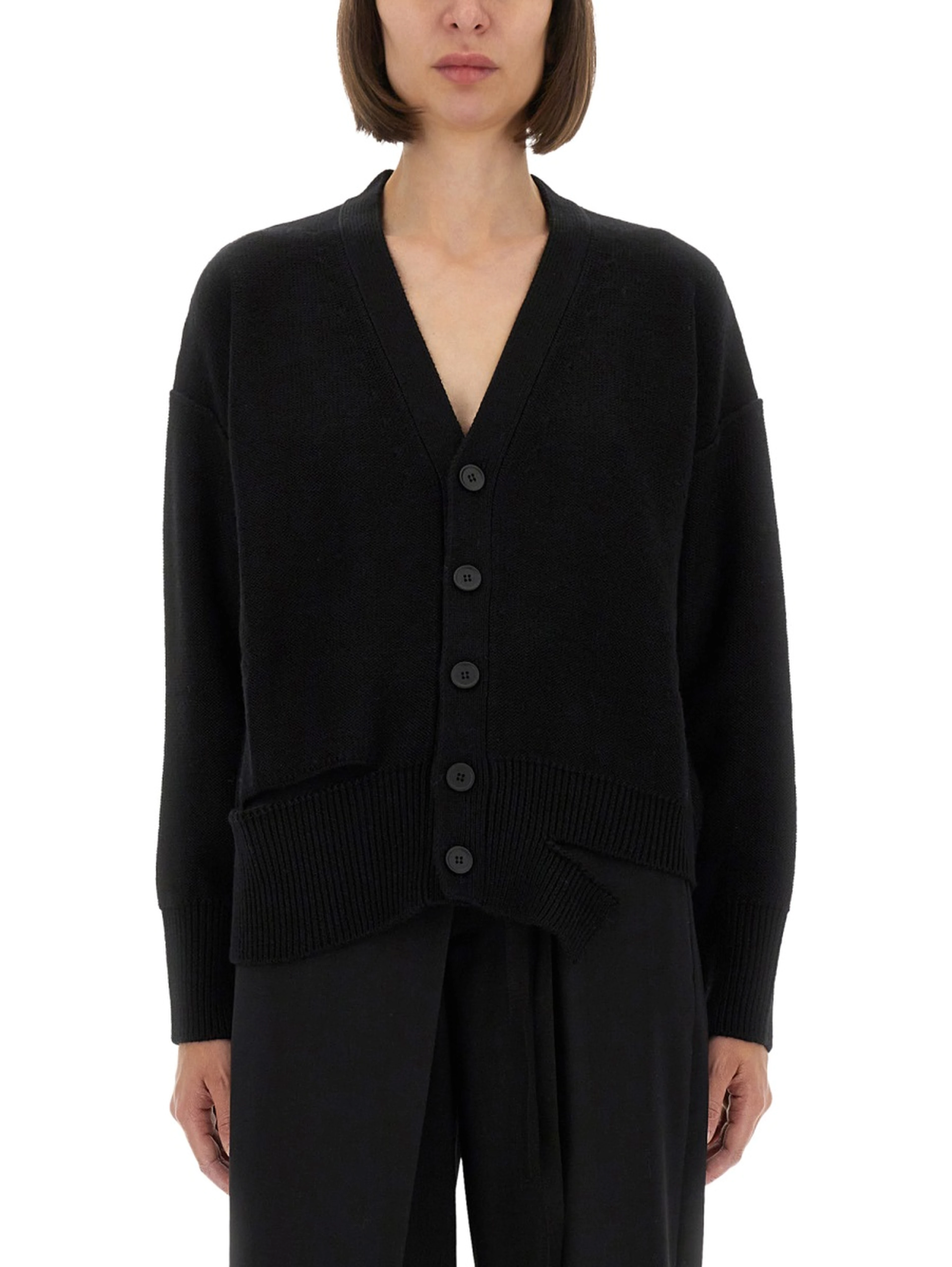 WOOL KNIT CARDIGAN