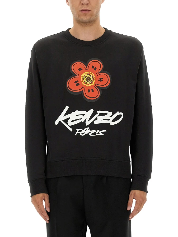COTTON SWEATSHIRT "KENZO X FUTURA 2000"