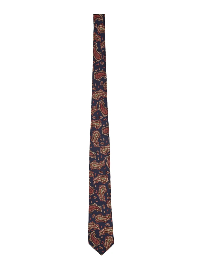 PAISLEY JACQUARD SILK TIE