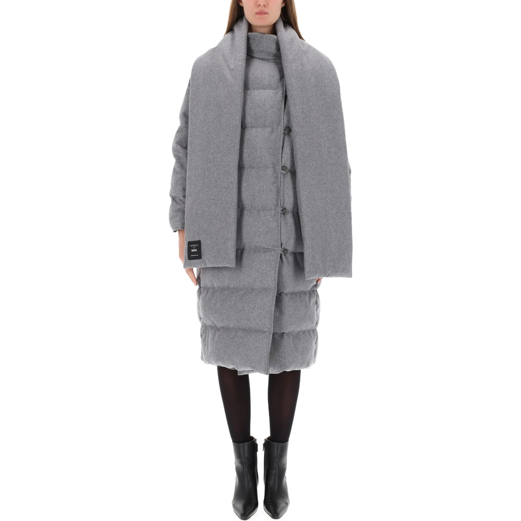 REVERSIBLE COAT WITH SCARF