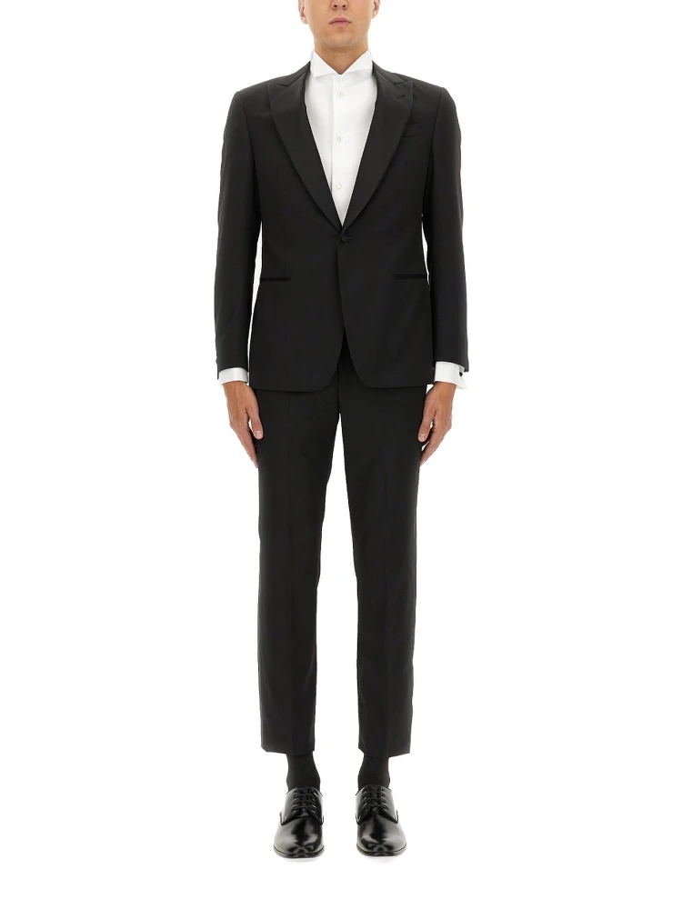 SINGLE BREASTED SOFT LINE DRESS