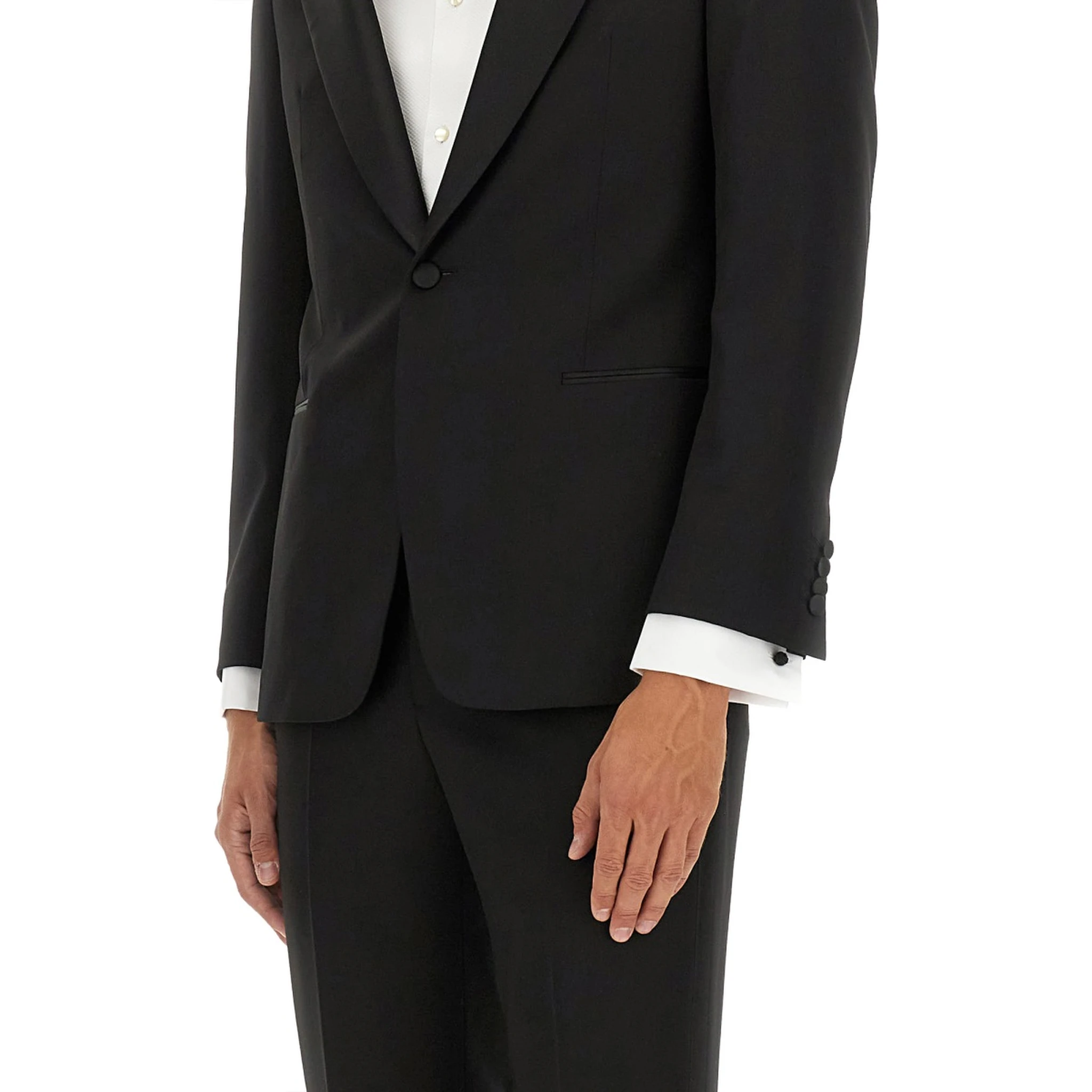 SINGLE BREASTED SOFT LINE DRESS