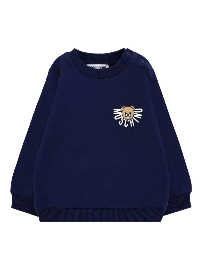 HOODLESS SWEATSHIRT WITH LOGO