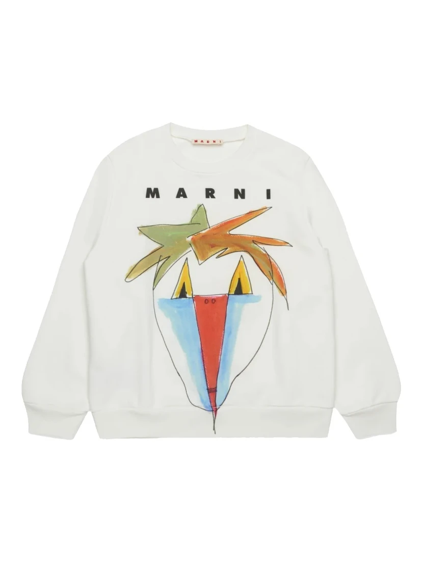 SWEATSHIRT WITH LOGO AND DESIGN