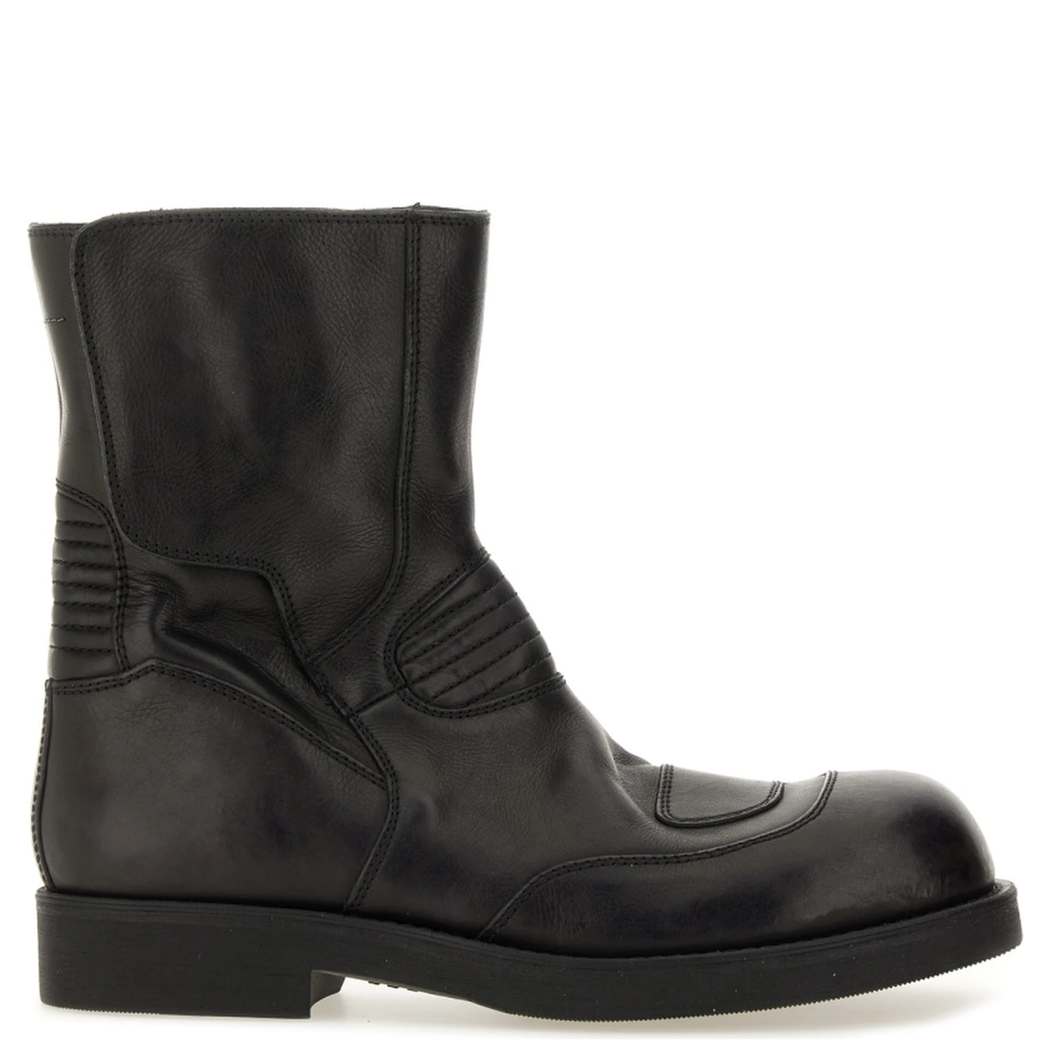 LEATHER BIKER BOOT