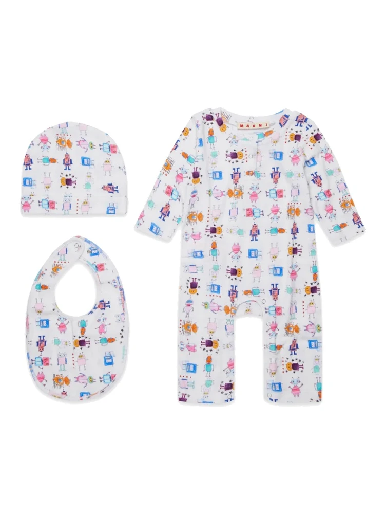 ROMPER KIT WITH BIB AND HAT