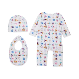 ROMPER KIT WITH BIB AND HAT