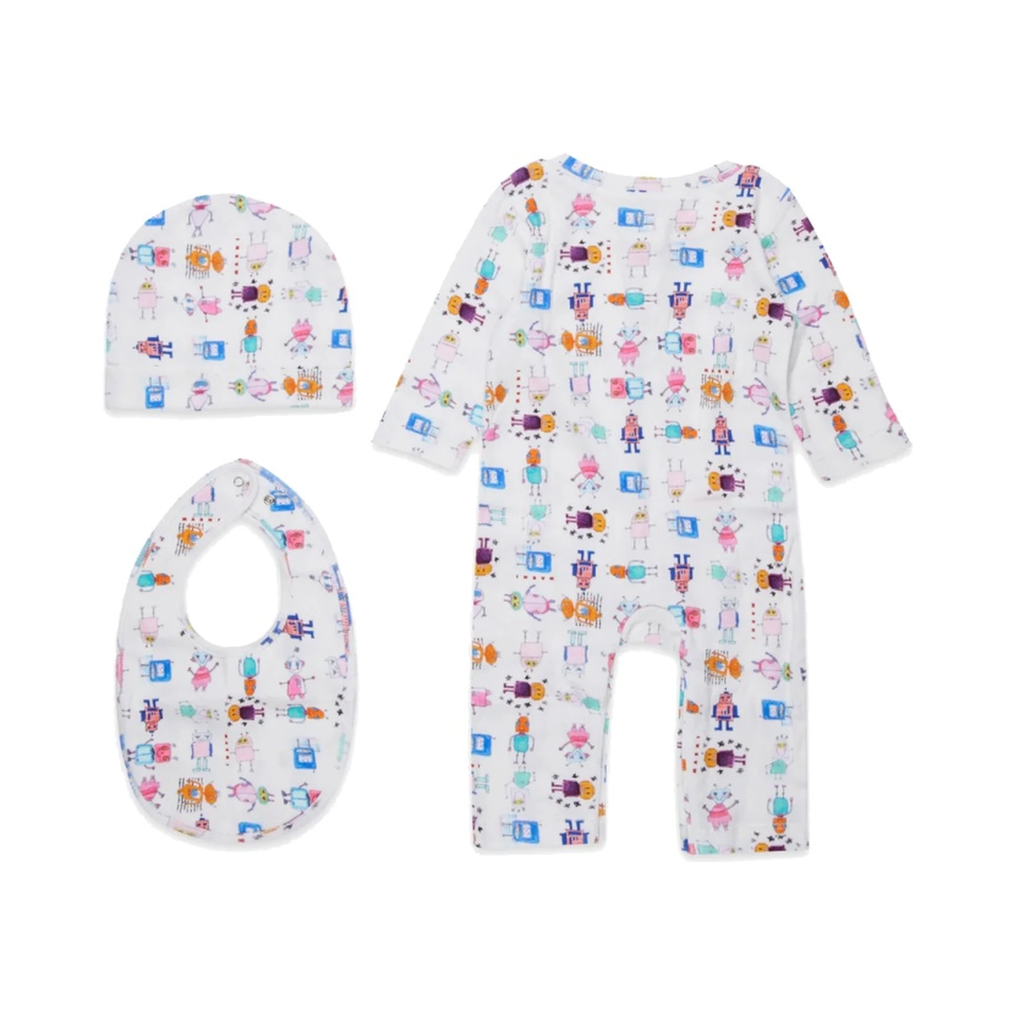 ROMPER KIT WITH BIB AND HAT
