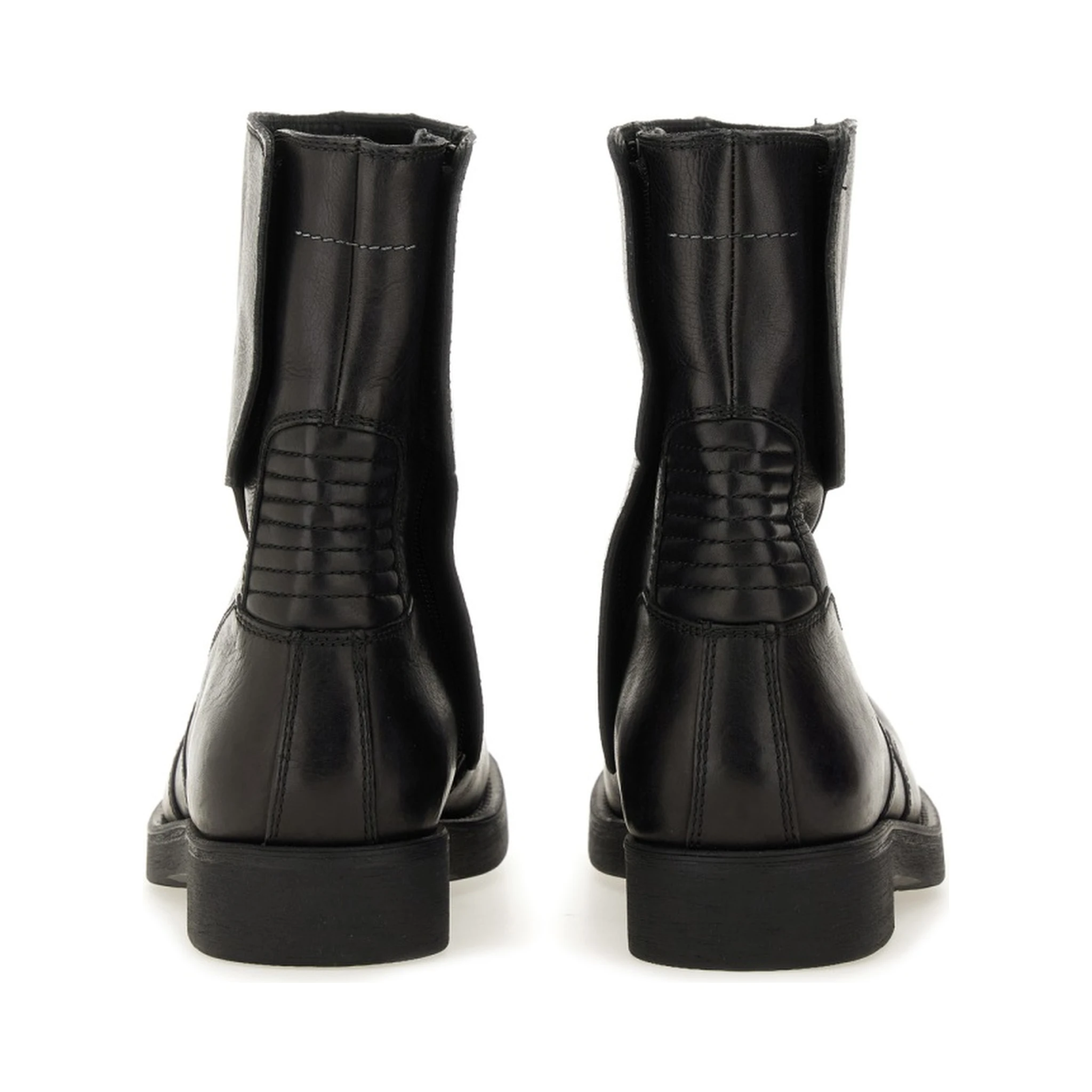 LEATHER BIKER BOOT