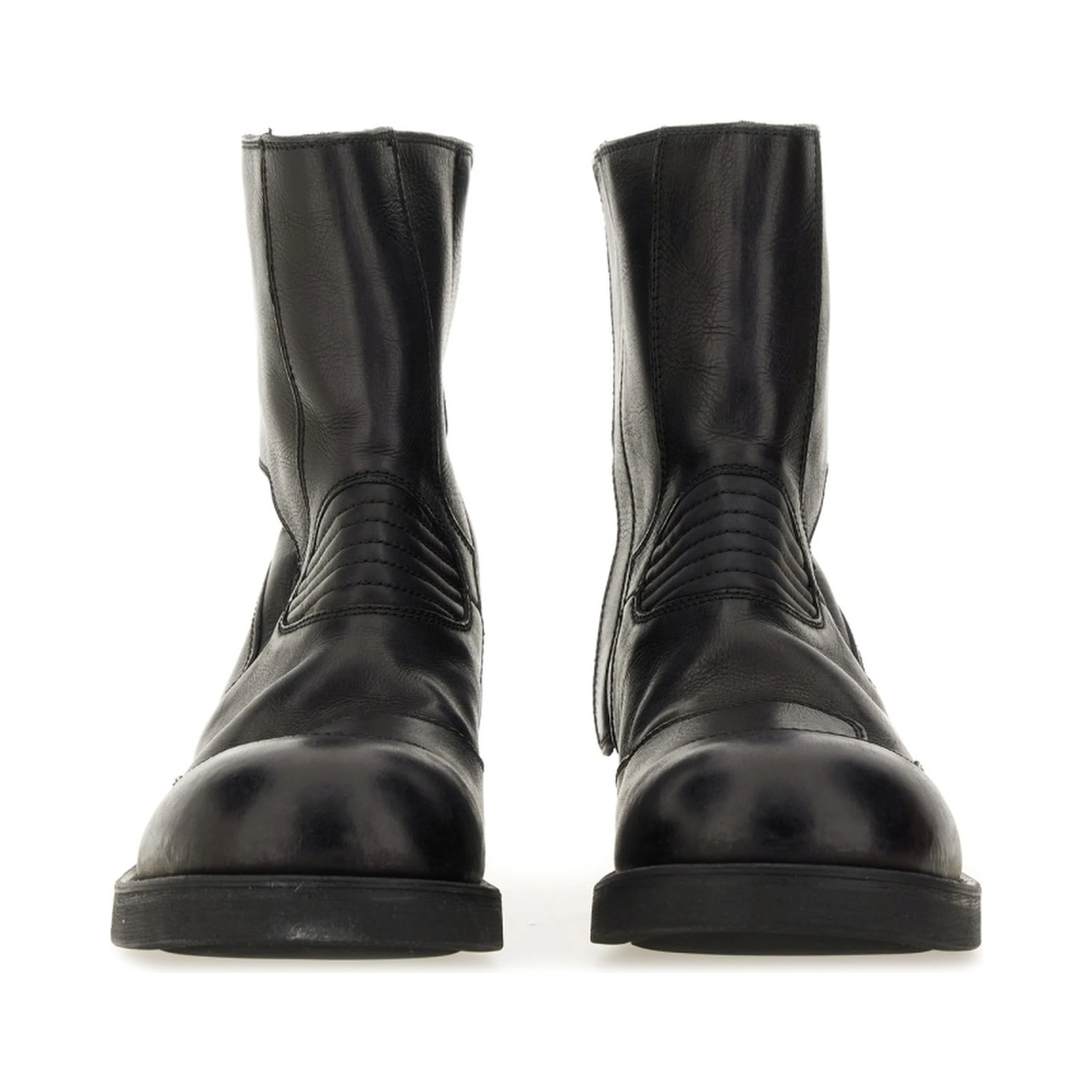 LEATHER BIKER BOOT