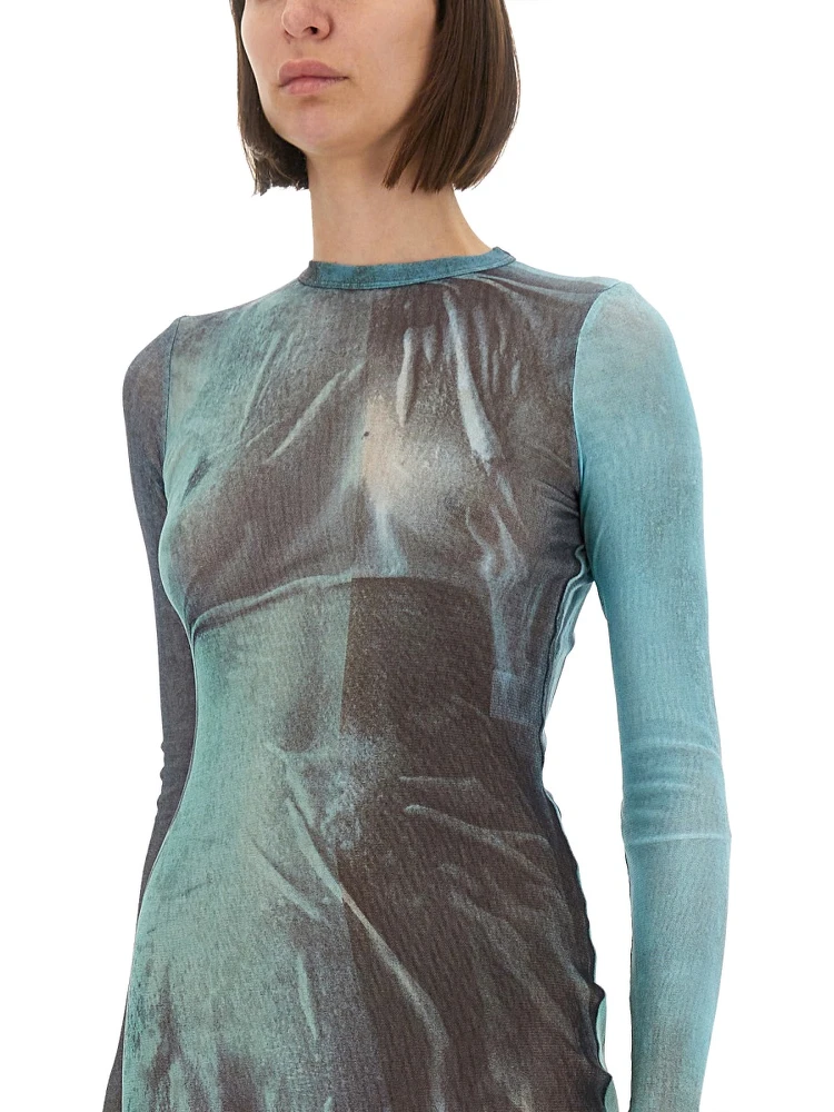 "WATER" MESH LONG DRESS alternative