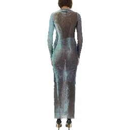 "WATER" MESH LONG DRESS