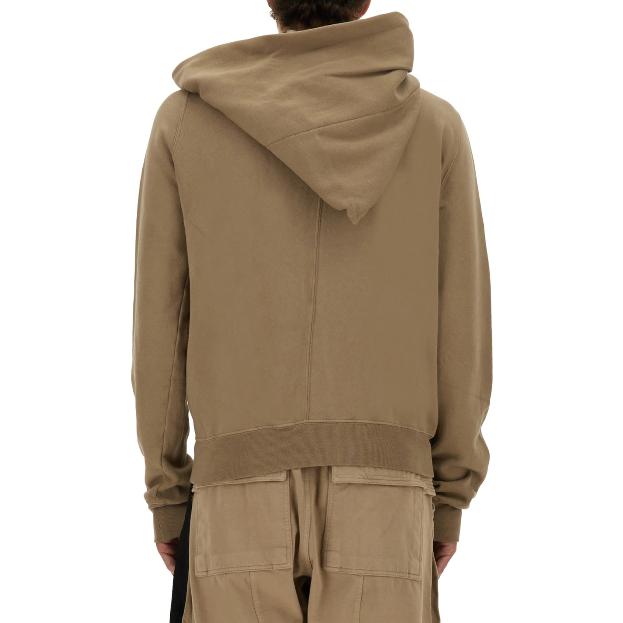 ASYMMETRICAL ZIPPER SWEATSHIRT