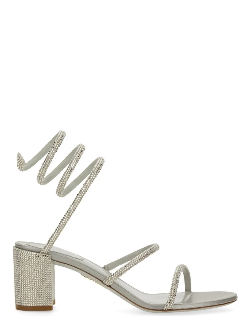 "CLEO" SANDAL WITH CRYSTALS