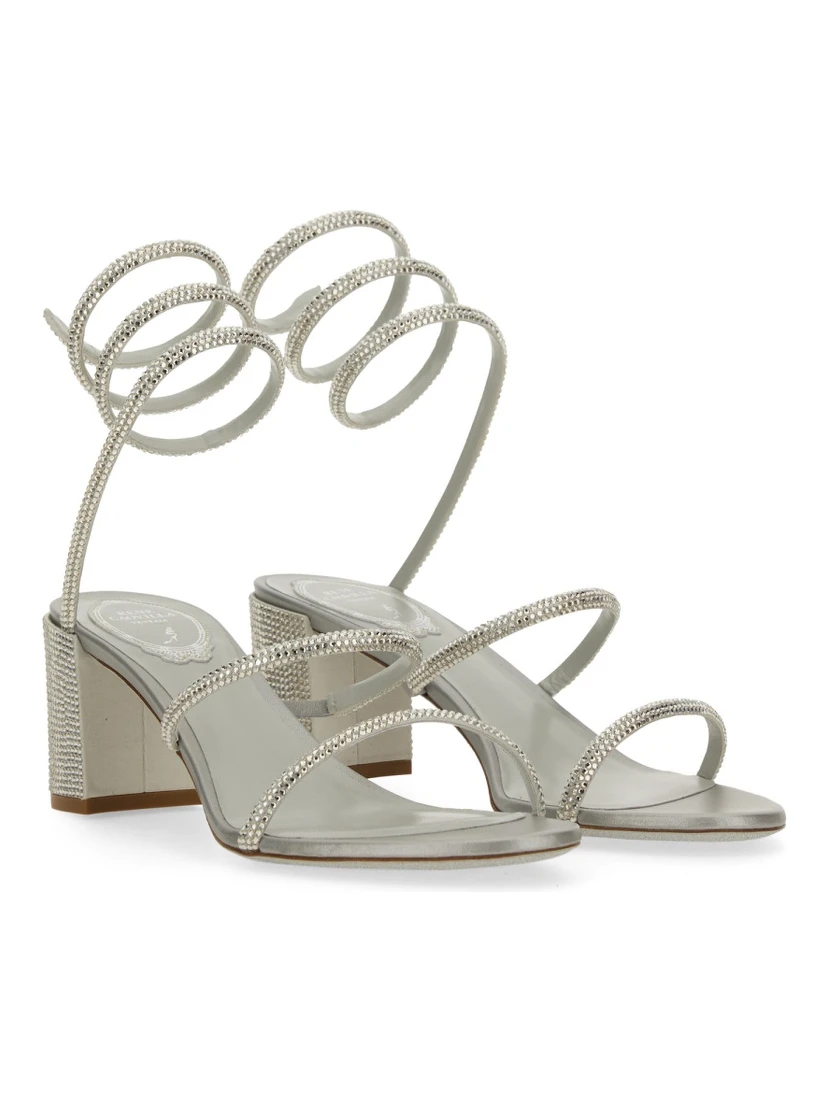 "CLEO" SANDAL WITH CRYSTALS