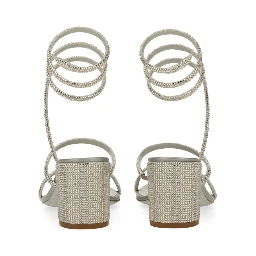 "CLEO" SANDAL WITH CRYSTALS