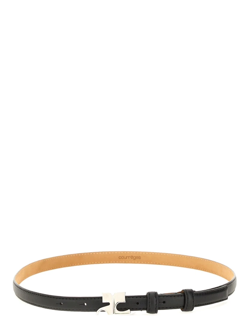 LEATHER "AC" BELT