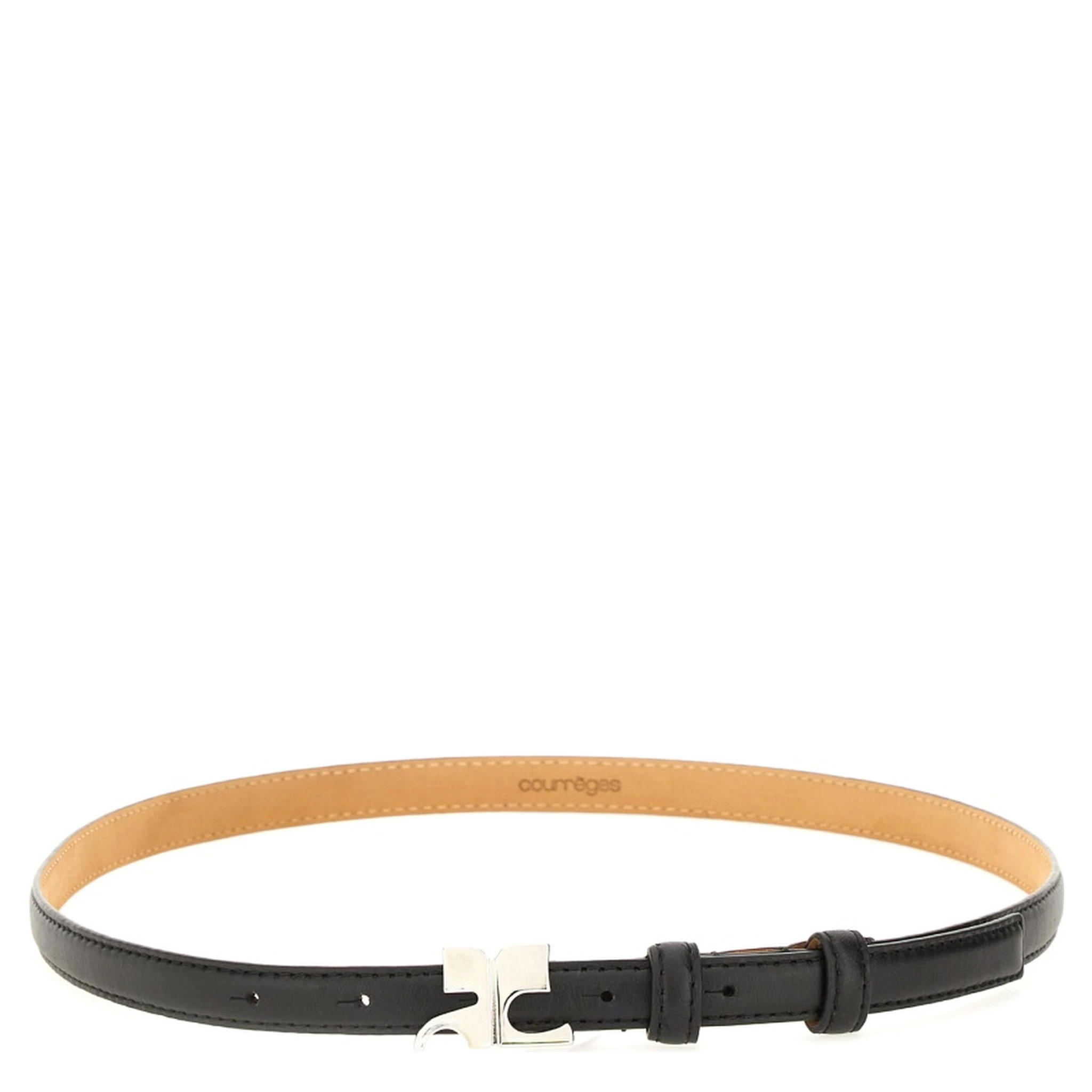 LEATHER "AC" BELT