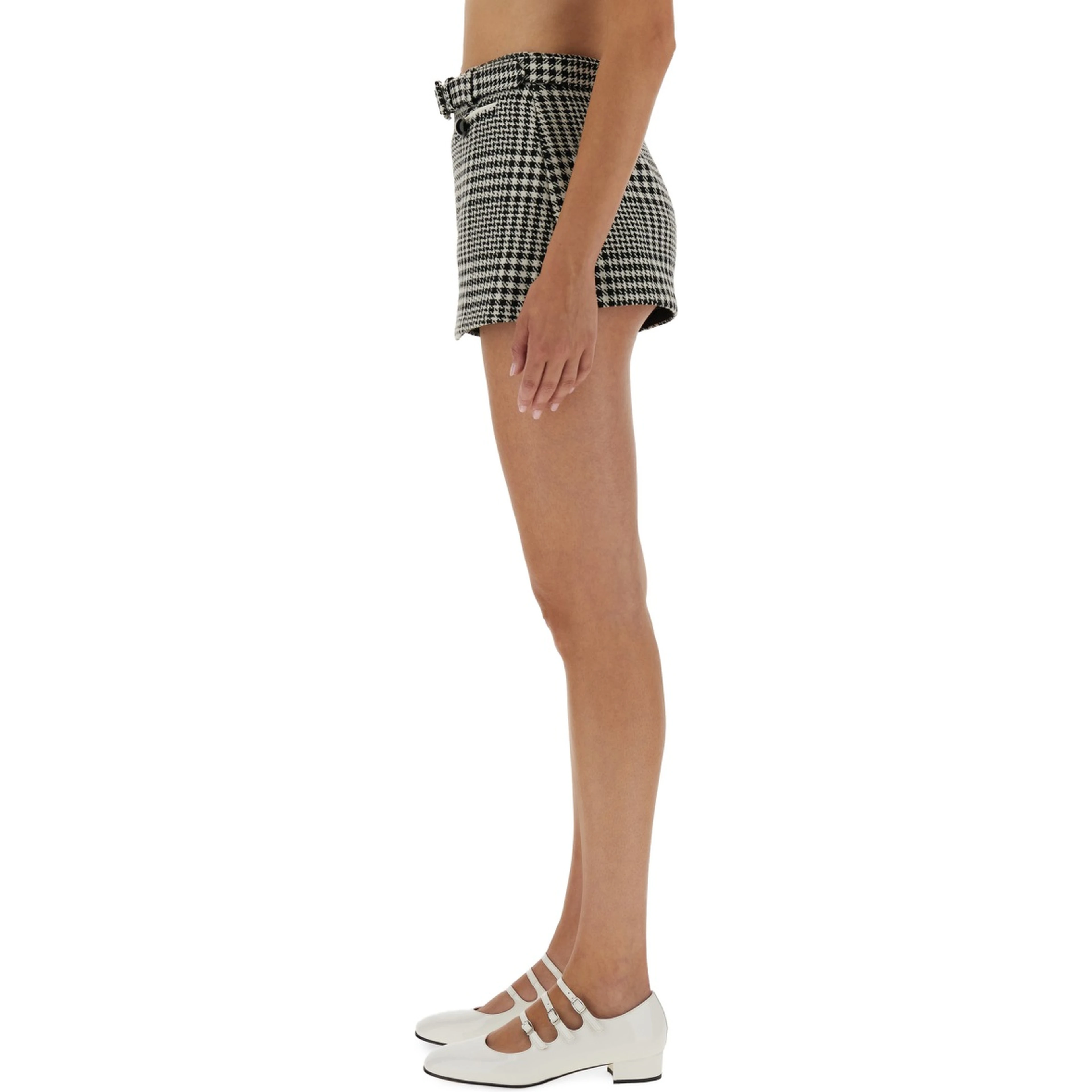 HOUNDSTOOTH SKIRT-PANTS