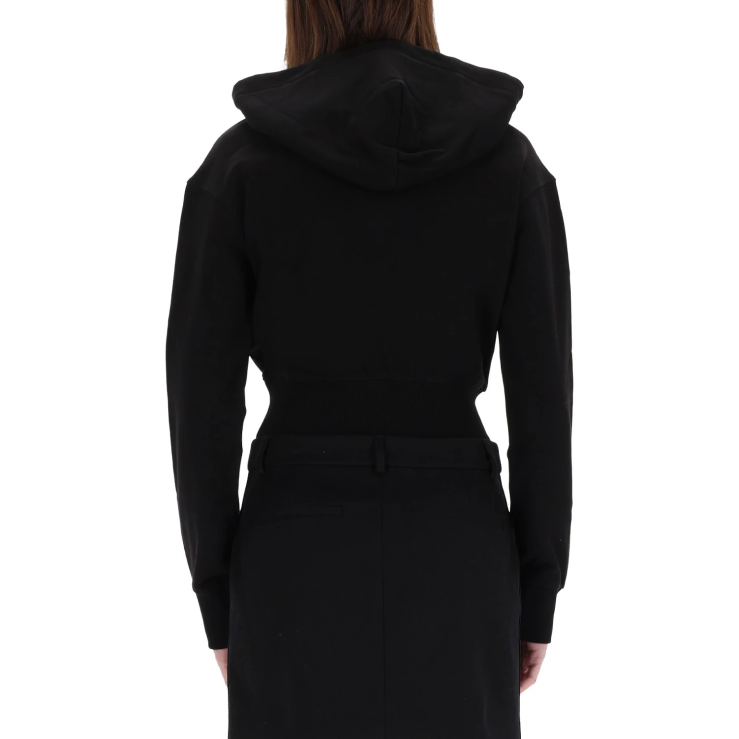 CROPPED SWEATSHIRT WITH LOGO