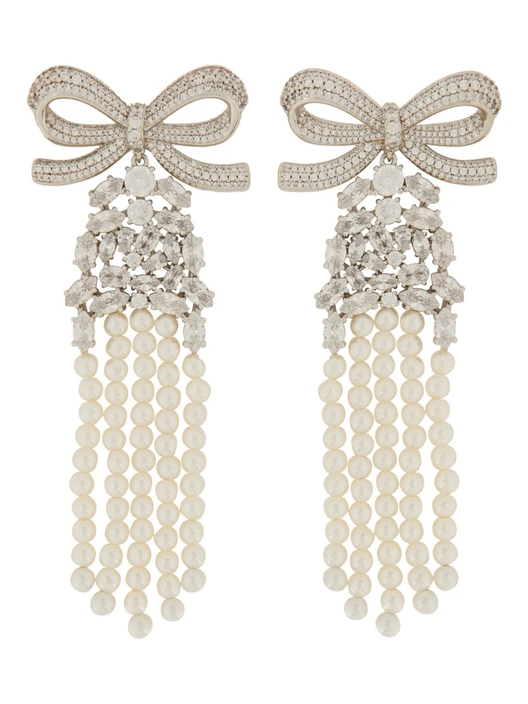 DROP EARRINGS WITH BOW