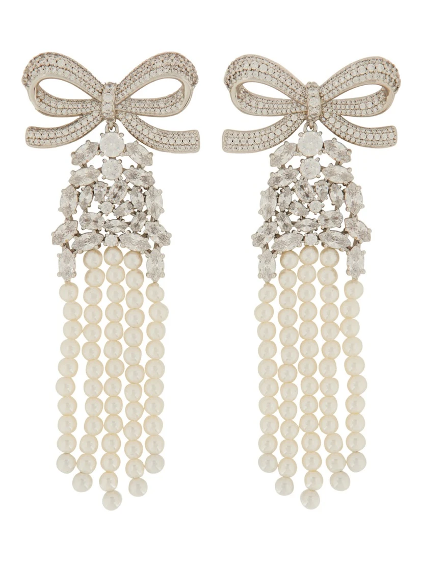 DROP EARRINGS WITH BOW