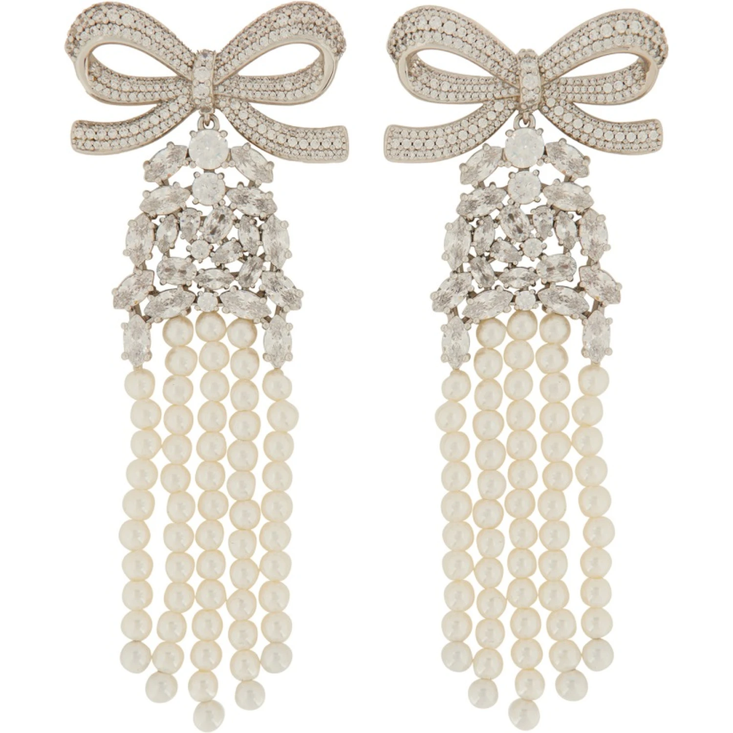 DROP EARRINGS WITH BOW