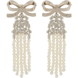 DROP EARRINGS WITH BOW