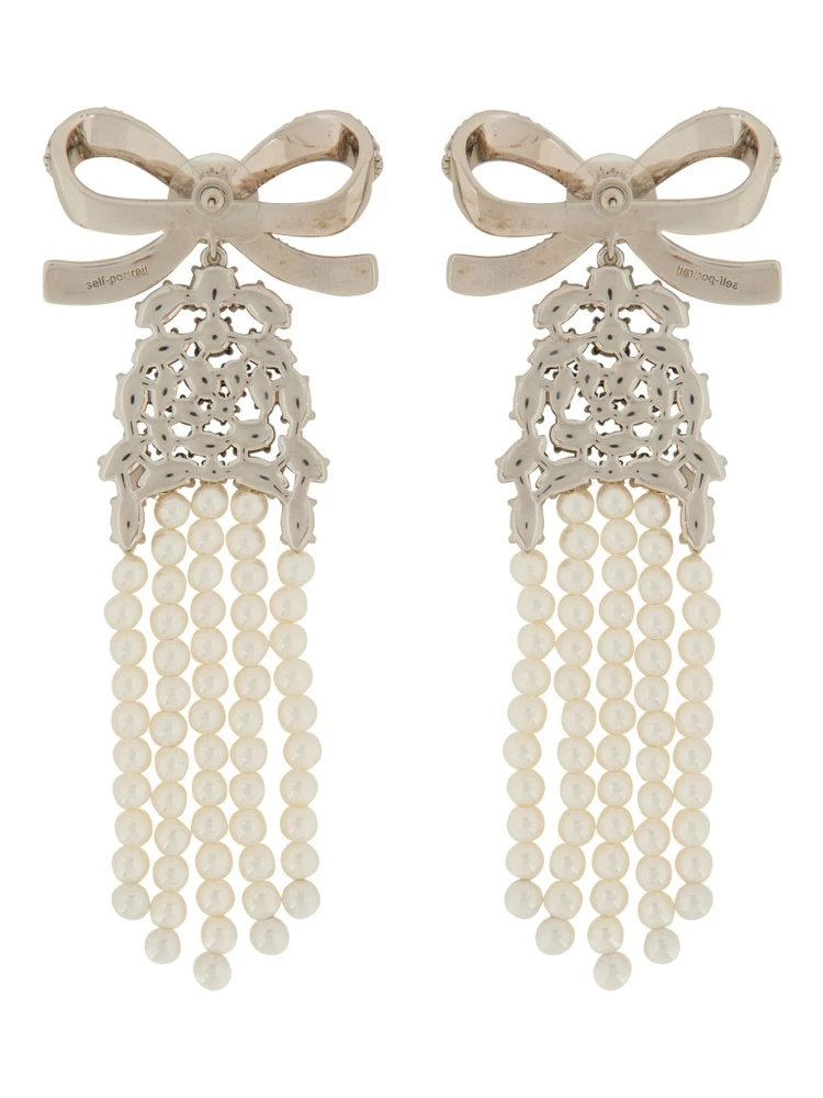 DROP EARRINGS WITH BOW alternative