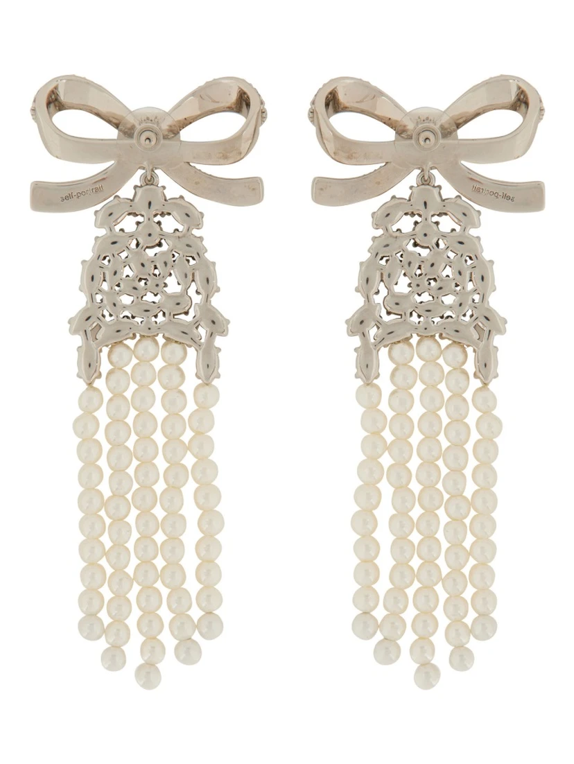 DROP EARRINGS WITH BOW