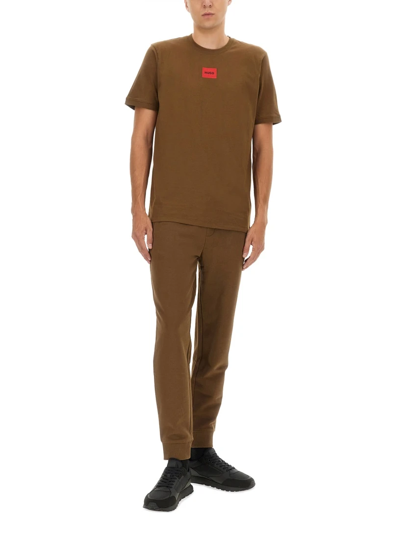 JOGGER PANTS WITH LOGO LABEL