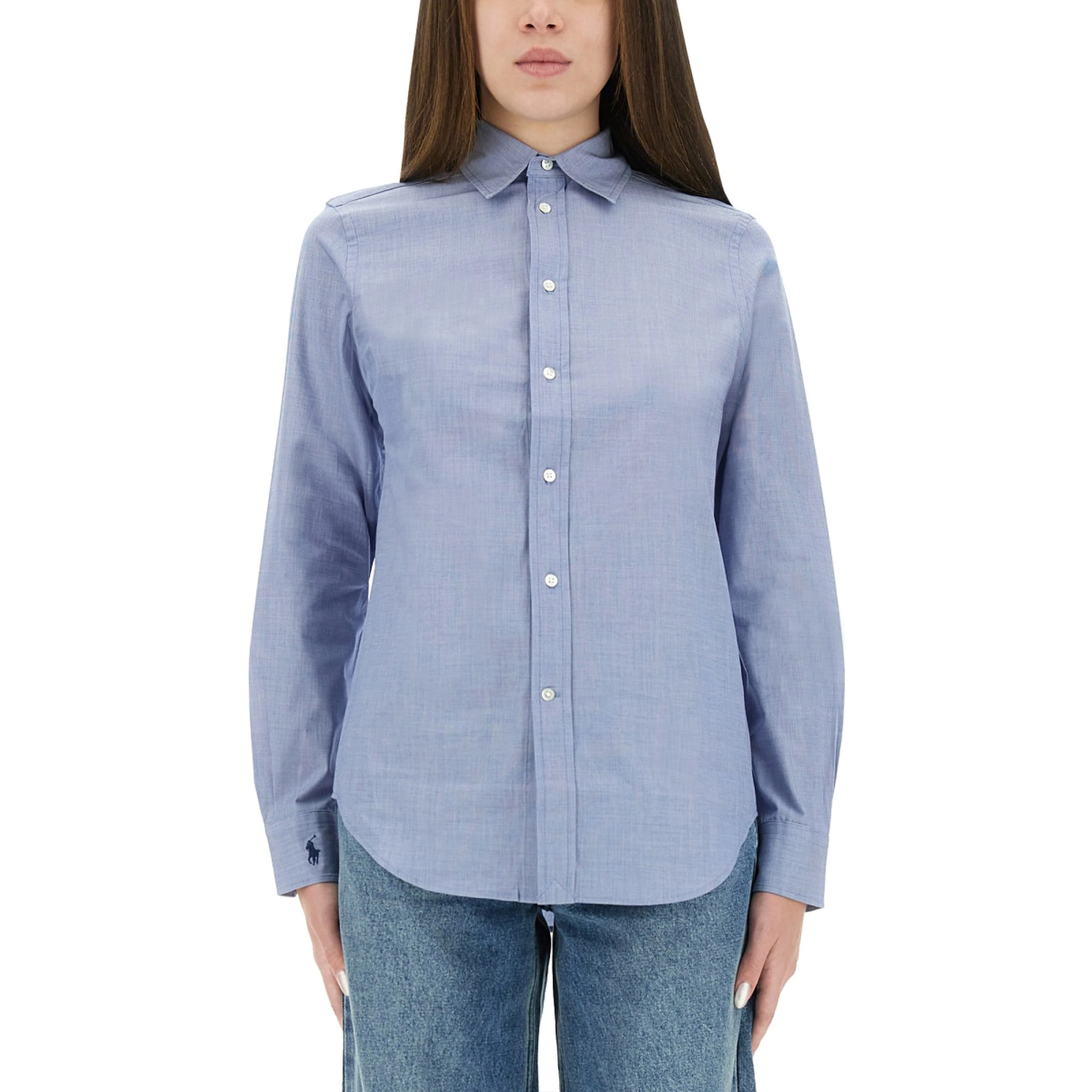 SHIRT WITH EMBROIDERED LOGO