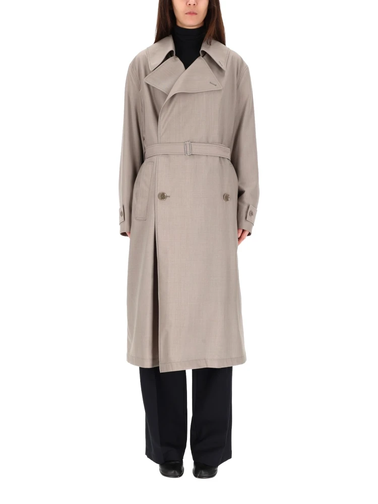 DOUBLE-BREASTED TRENCH COAT