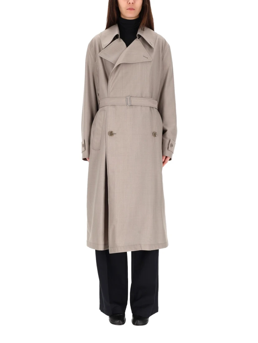 DOUBLE-BREASTED TRENCH COAT