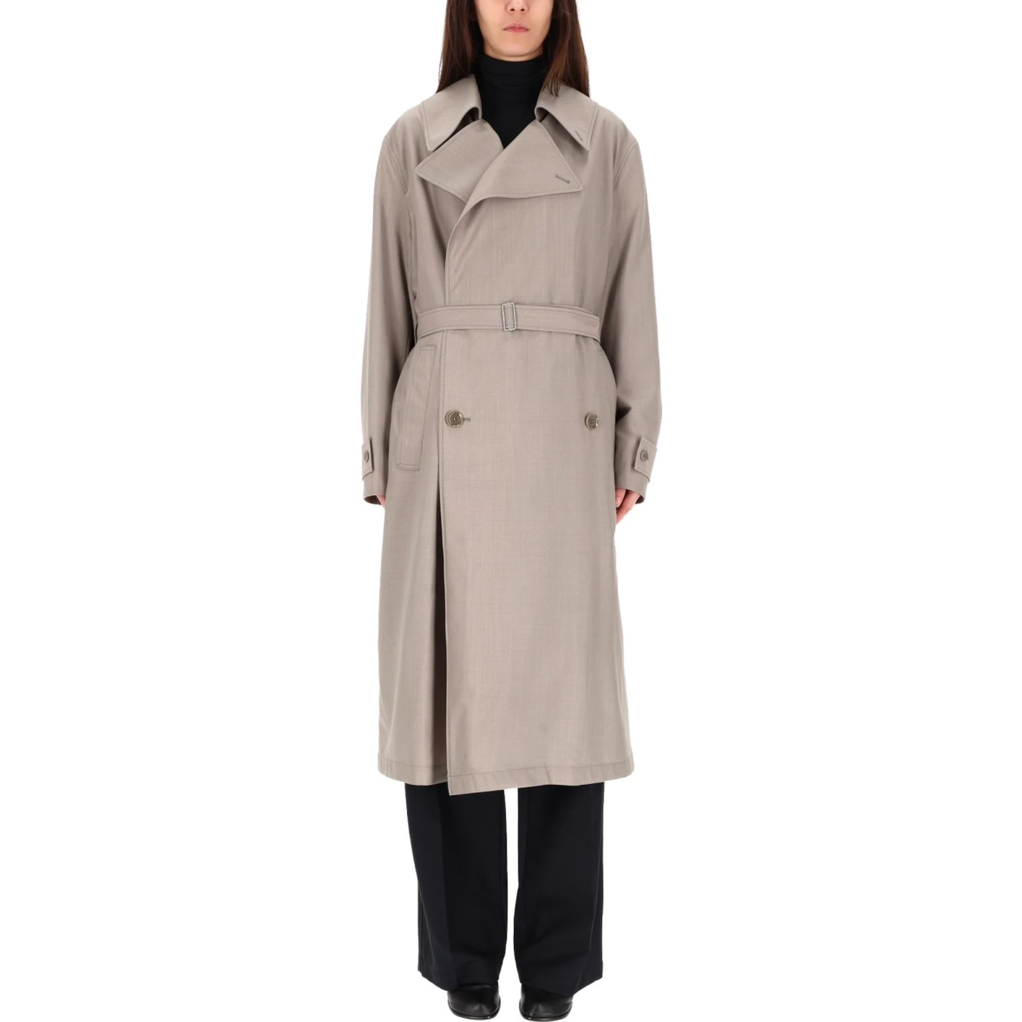 DOUBLE-BREASTED TRENCH COAT