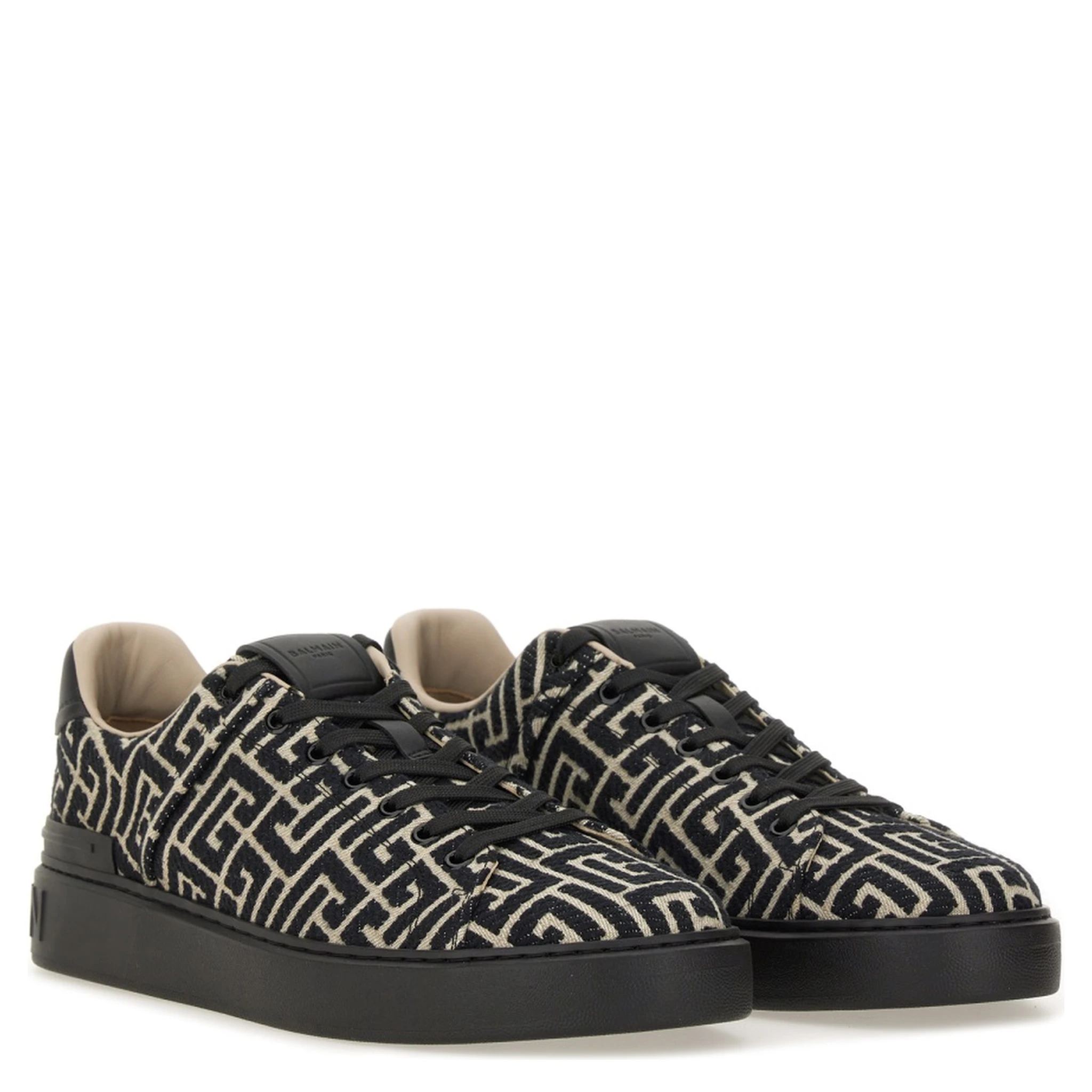 JACQUARD "B-COURT" SNEAKERS