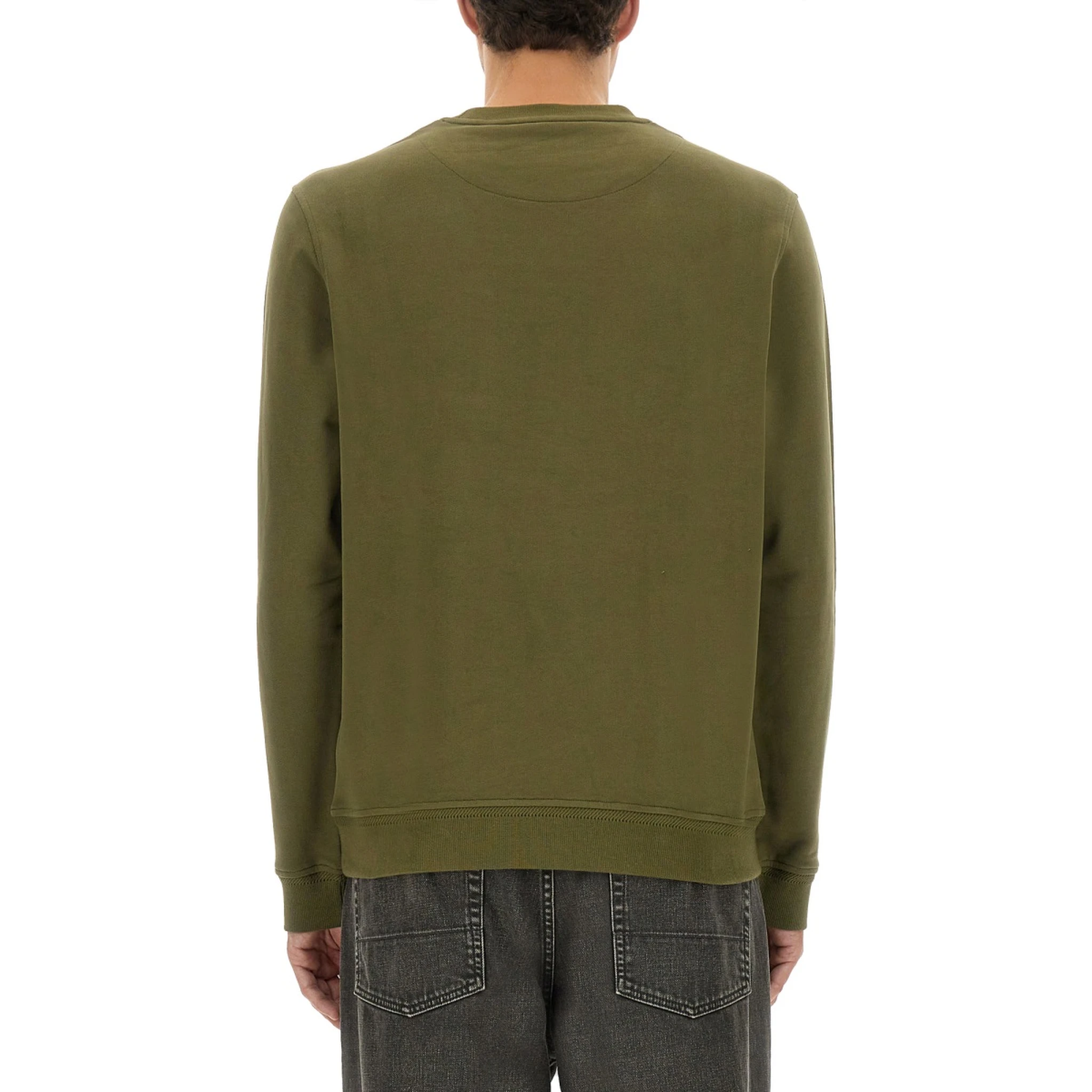 SWEATSHIRT WITH LOGO PATCH