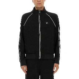 ZIPPERED TRACK SWEATSHIRT