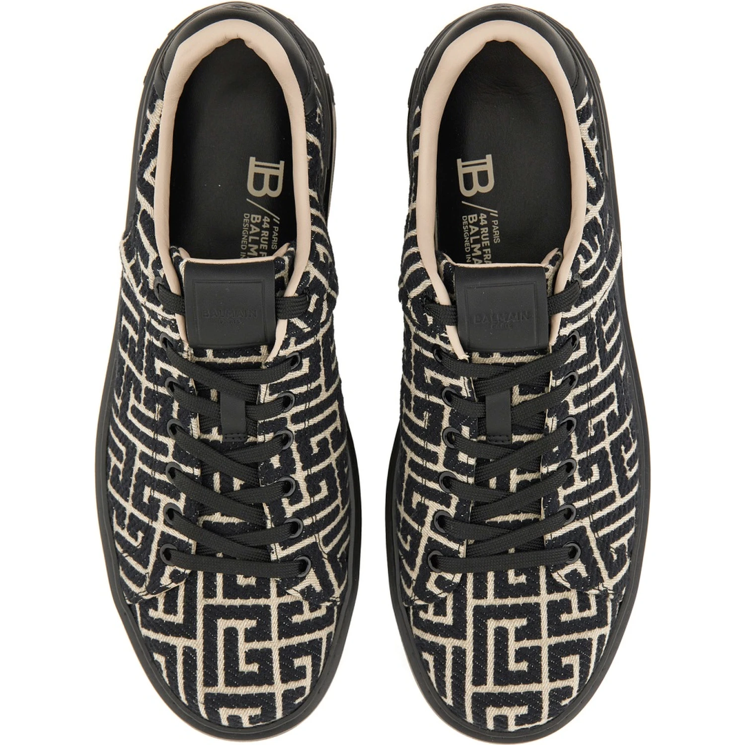 JACQUARD "B-COURT" SNEAKERS