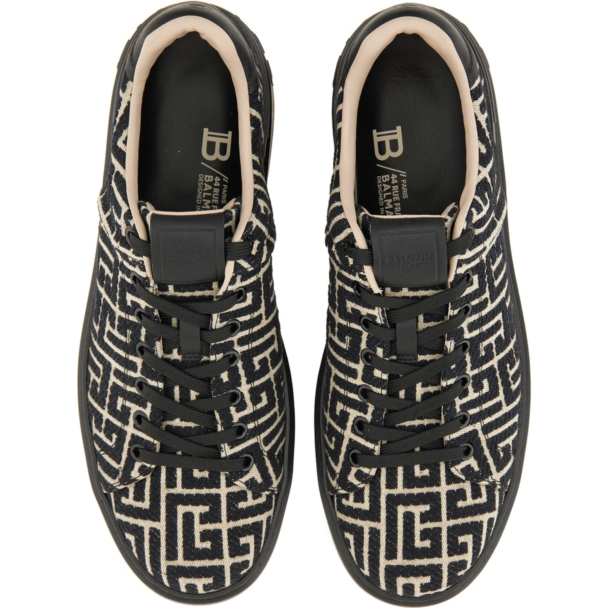 JACQUARD "B-COURT" SNEAKERS