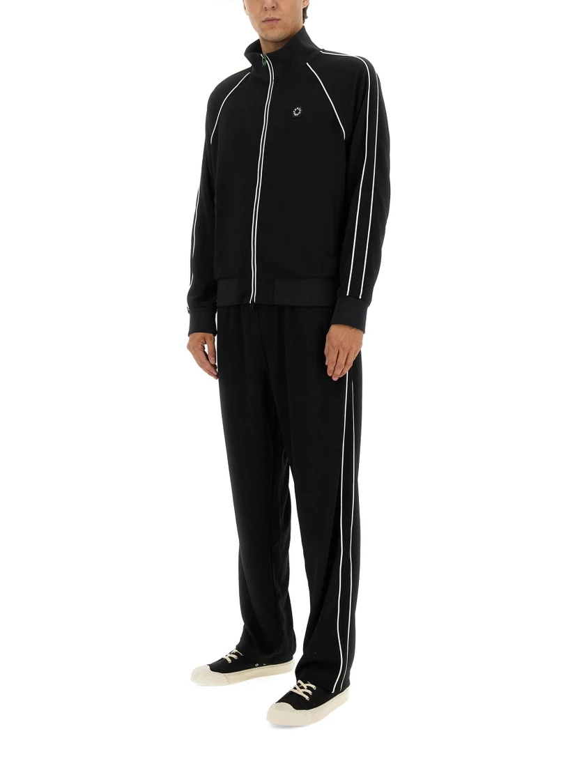 ZIPPERED TRACK SWEATSHIRT