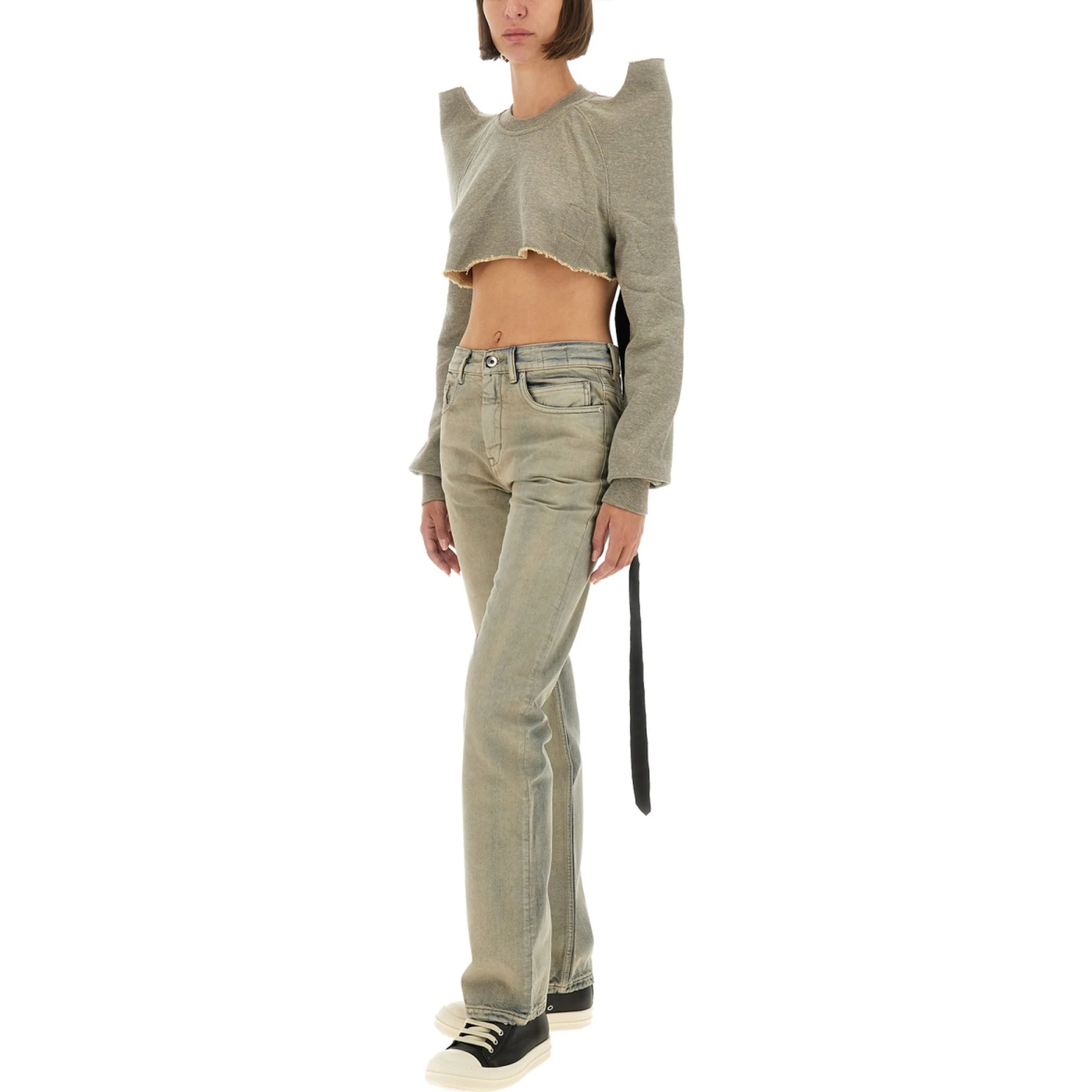 "CROPPED TECSWEAT" SWEATSHIRT