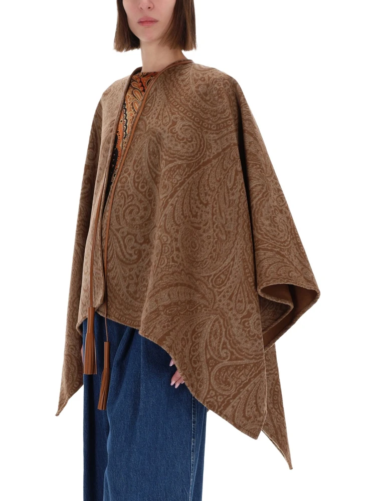 WOOL AND CASHMERE CAPE alternative