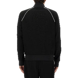 ZIPPERED TRACK SWEATSHIRT