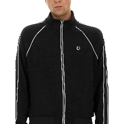 ZIPPERED TRACK SWEATSHIRT