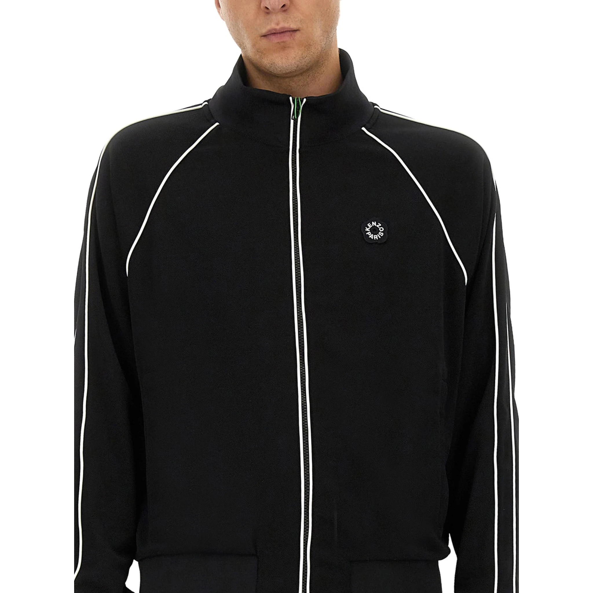 ZIPPERED TRACK SWEATSHIRT