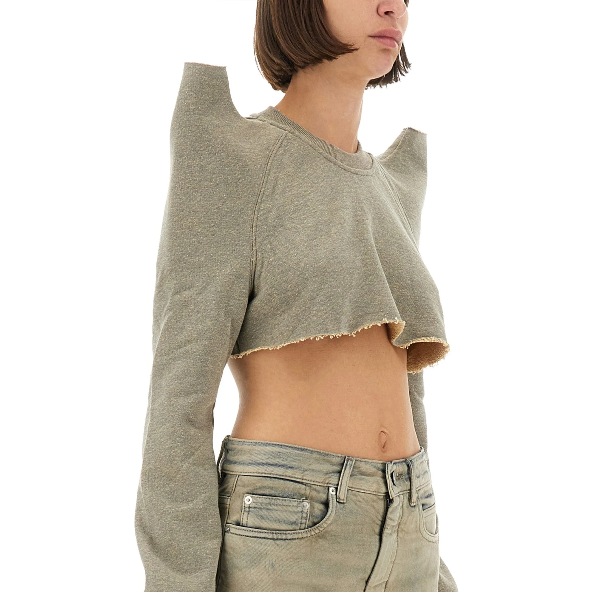 "CROPPED TECSWEAT" SWEATSHIRT
