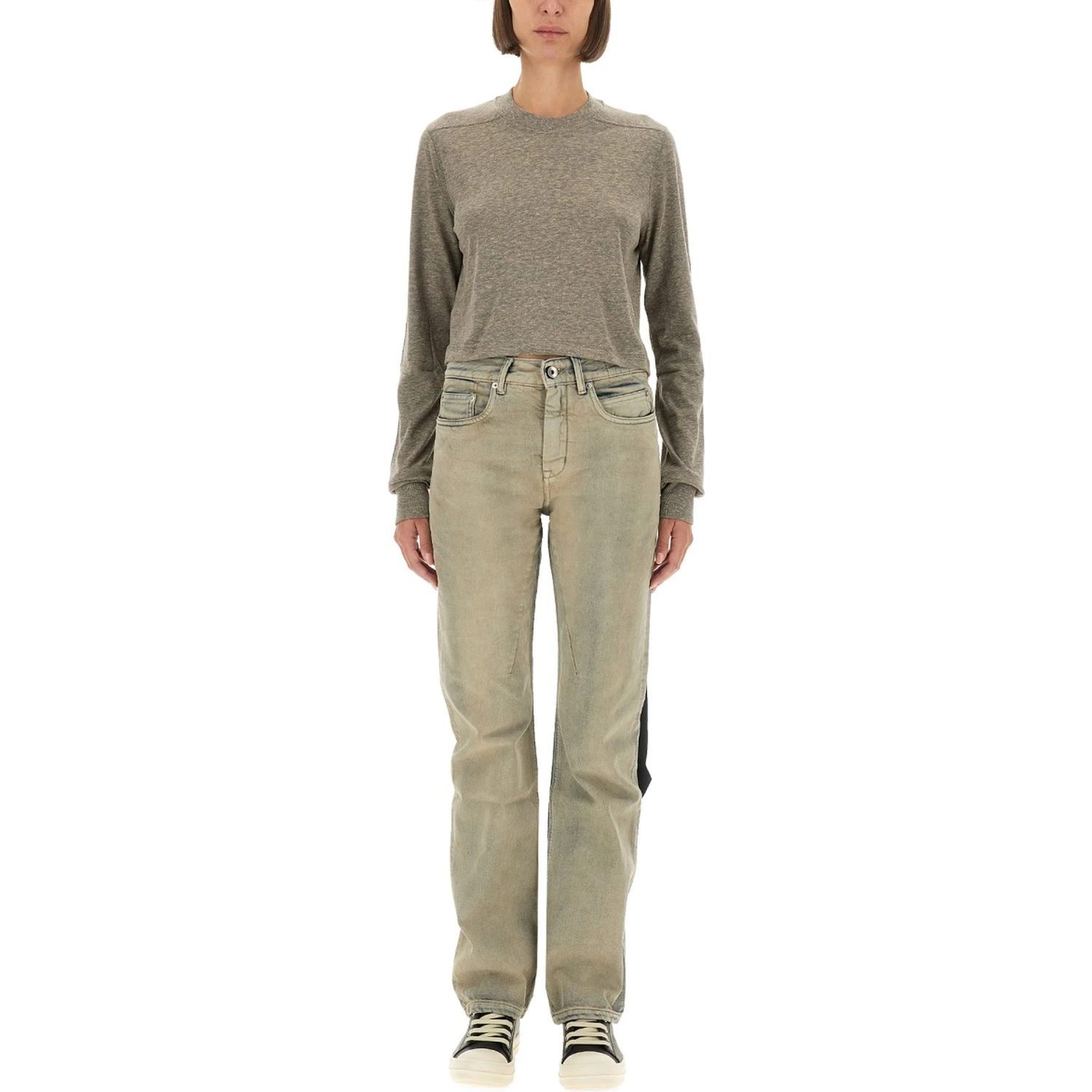 T-SHIRT "LS CROPPED SMALL LEVEL T"